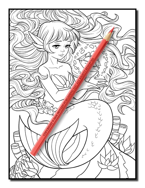 Download Anime Coloring Book | Anime Coloring Pages for Adults