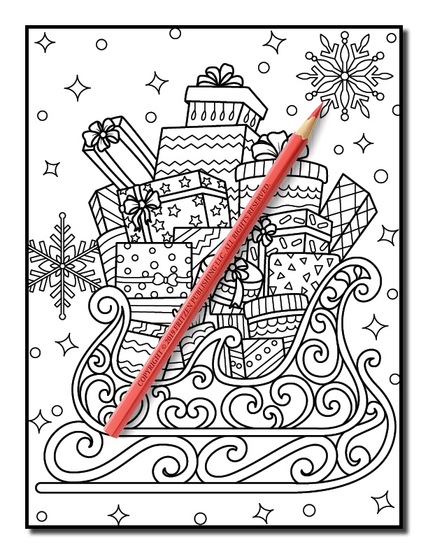 Christmas Coloring Book Volume 3 by Jade Summer