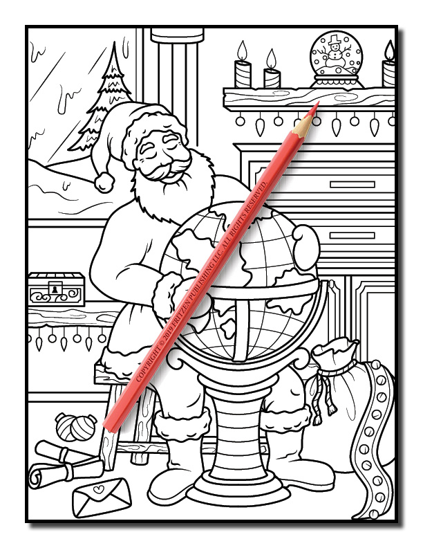 Christmas Coloring Book Volume 3 by Jade Summer