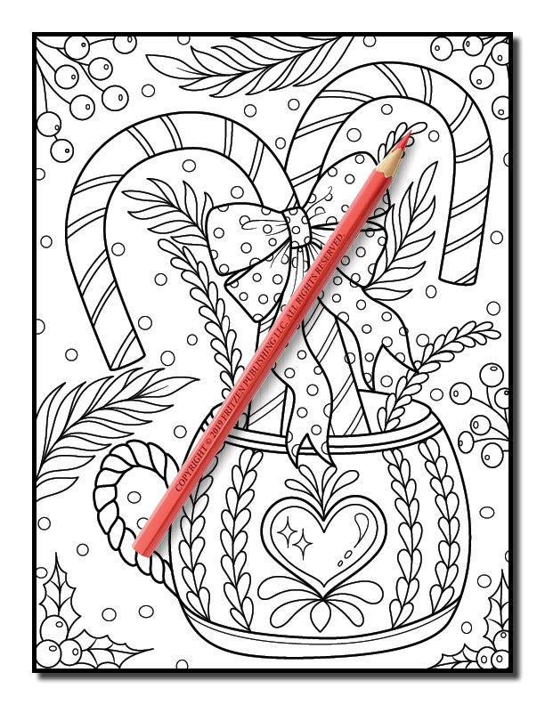 Christmas Coloring Book - Volume 3 by Jade Summer