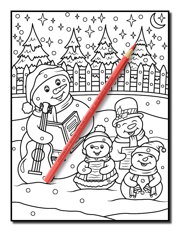 Christmas Coloring Book Volume 3 by Jade Summer