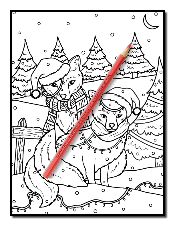 Christmas Coloring Book Volume 3 by Jade Summer