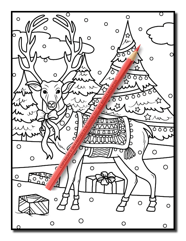 Christmas Coloring Book Volume 3 by Jade Summer