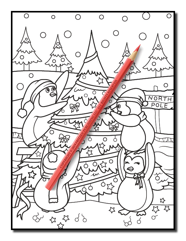 Christmas Coloring Book Volume 3 by Jade Summer