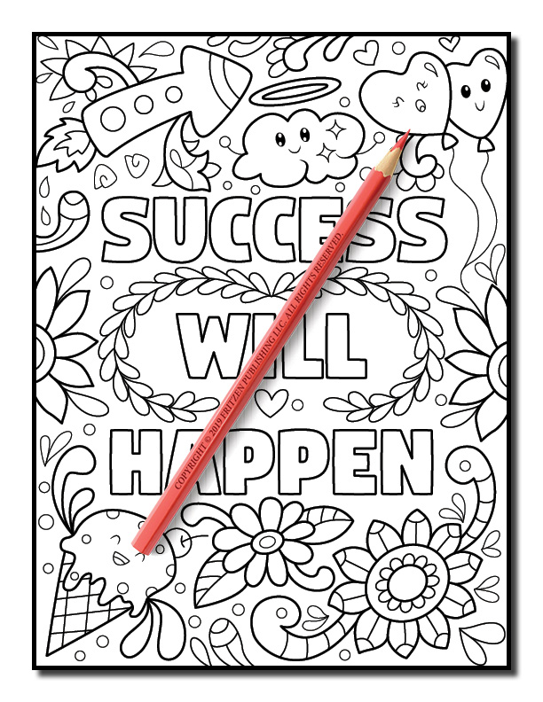 Dreams Come True Coloring Book Inspirational Coloring Pages for Adults