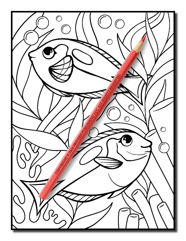 Download Ocean Coloring Book | Free Ocean Coloring Book Pages for Adults | PDF