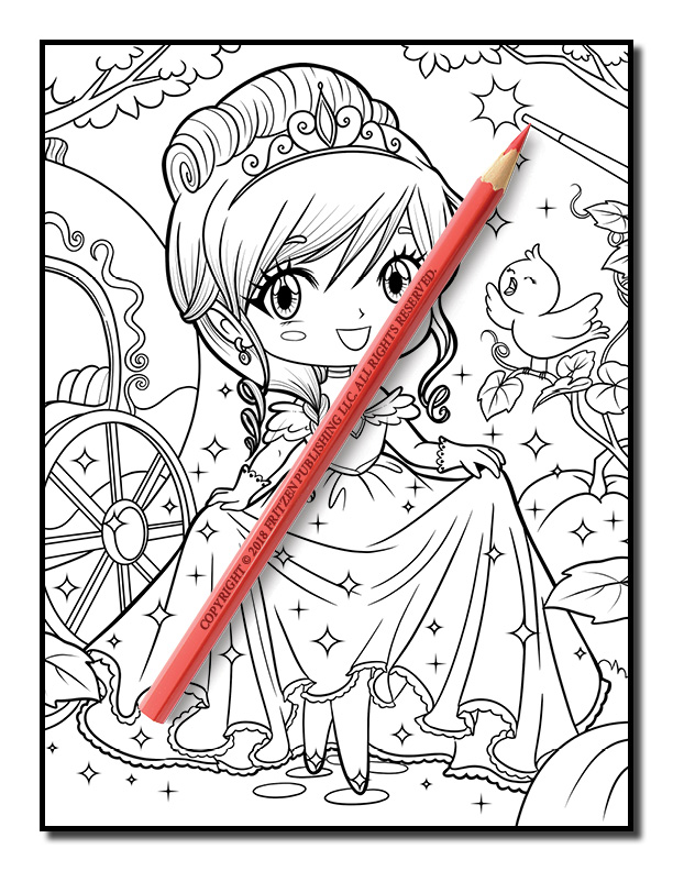 770 Princess Coloring Book Jade Summer Picture HD