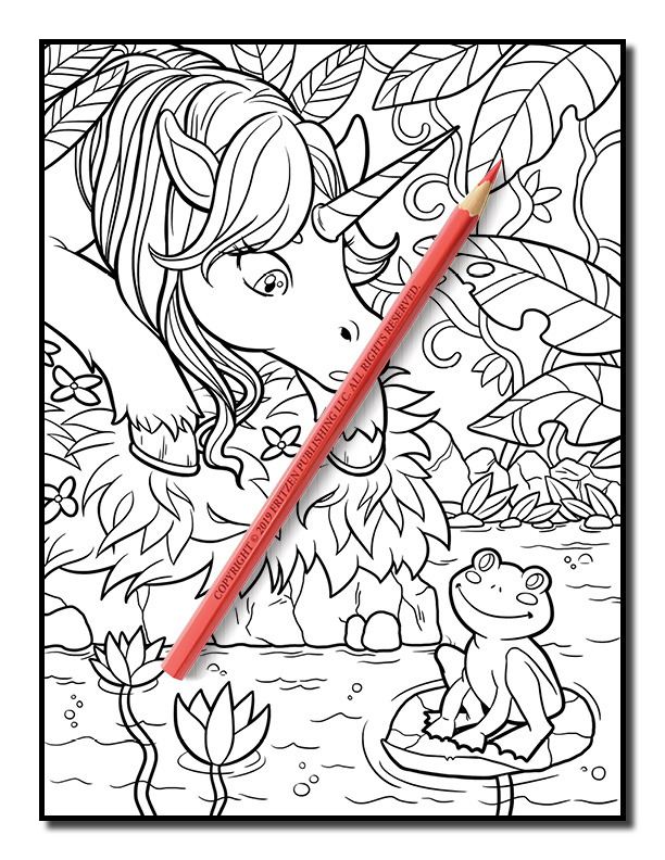 Unicorn Coloring Book - Volume 2 | Fantasy Coloring Pages ...