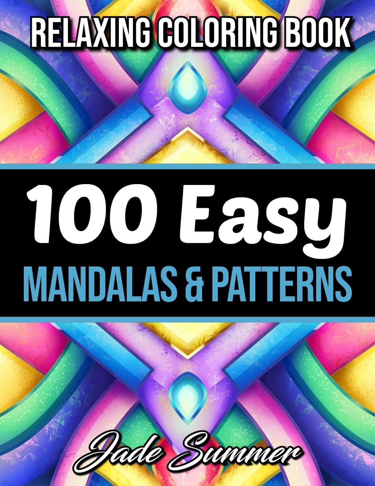 Easy Coloring Book For Adults: Stress Relieving Motivational Easy Patterns  Coloring Book for Seniors and Beginners (Paperback)