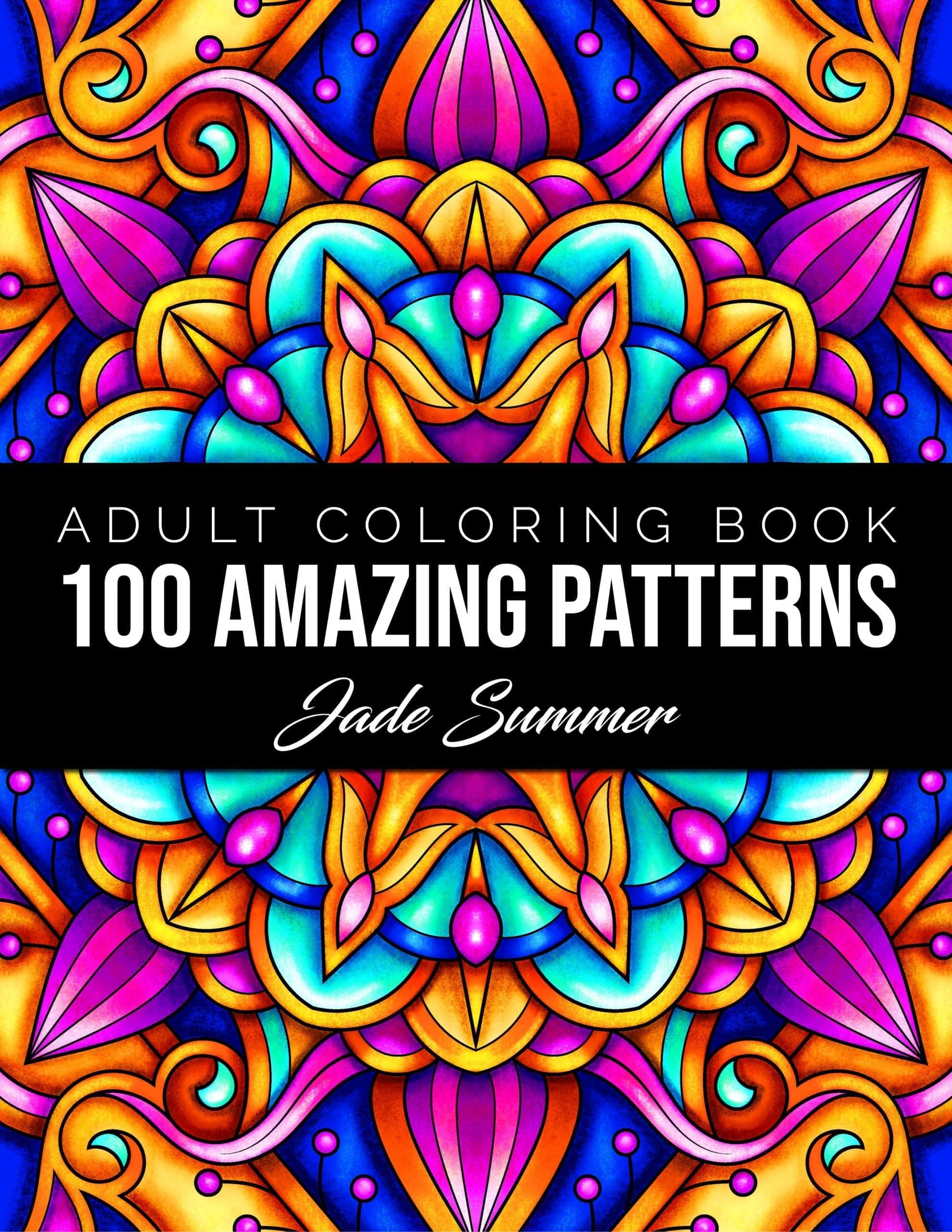 Fantastic Stained Glass Designs Coloring Book: Calming Coloring Books For  Adults Edition|Paperback