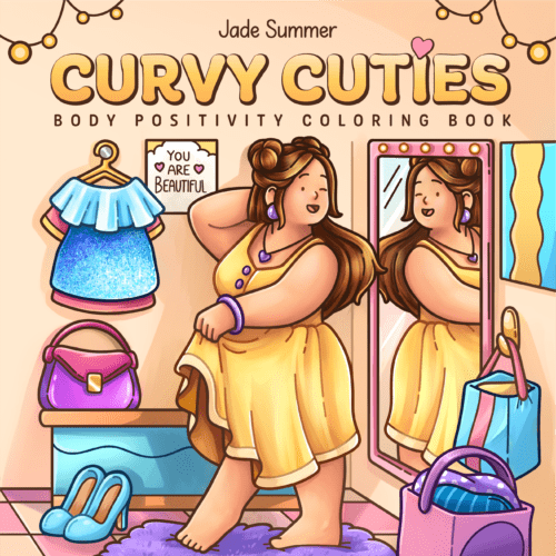 Curvy Cuties Coloring Book