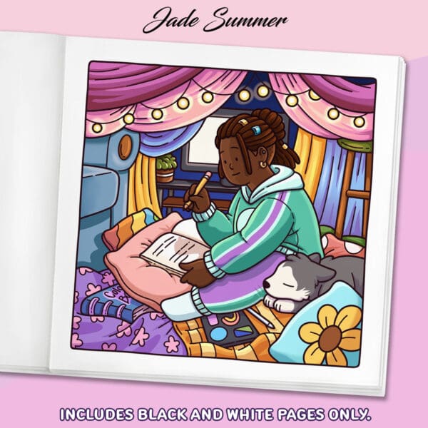 Curvy Cuties Coloring Book - Image 3