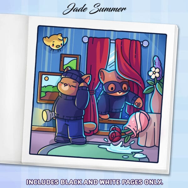 Cat Crimes Coloring Book - Image 3