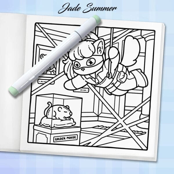 Cat Crimes Coloring Book - Image 5