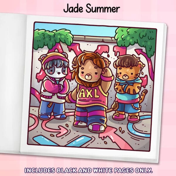 Cozy K-Pop Coloring Book - Image 5