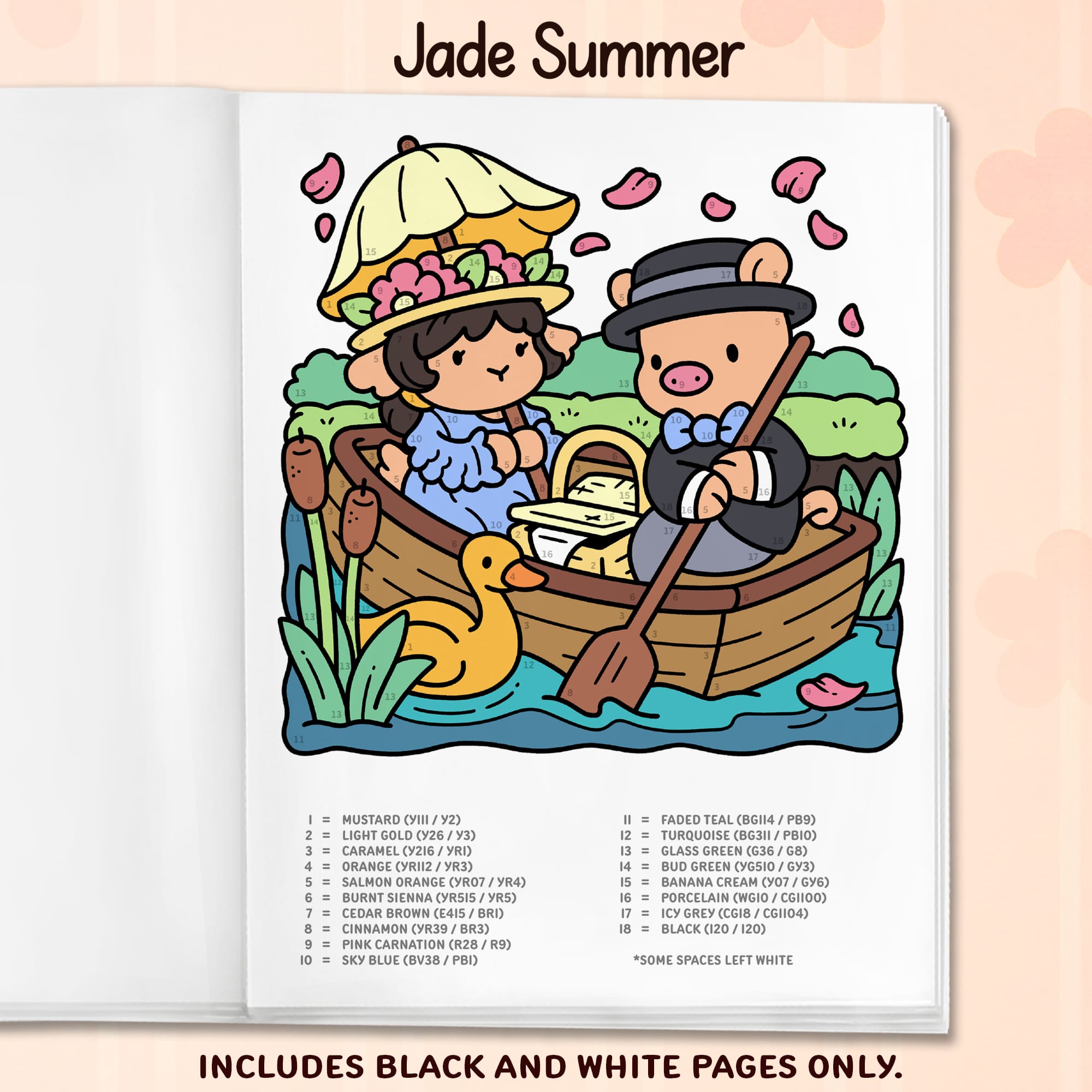 Cute & Cozy Color by Number - Image 3