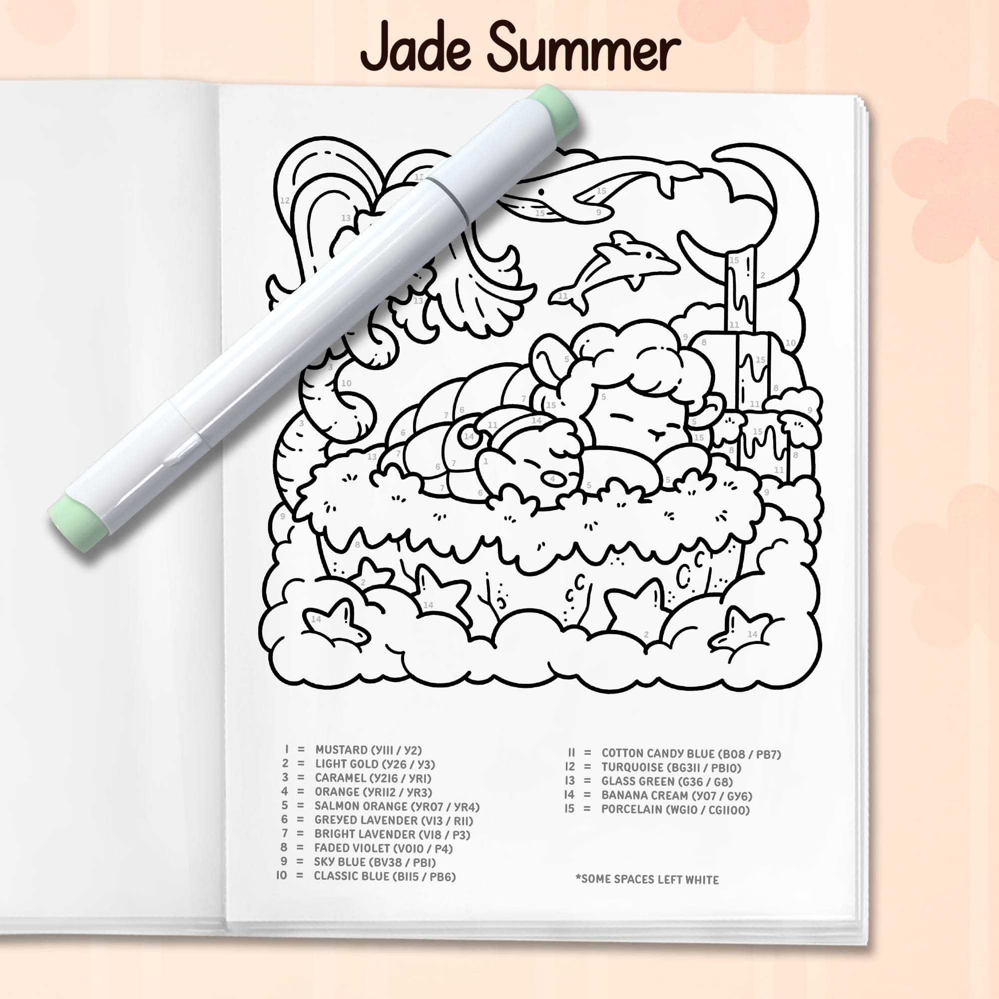 Cute & Cozy Color by Number - Image 7