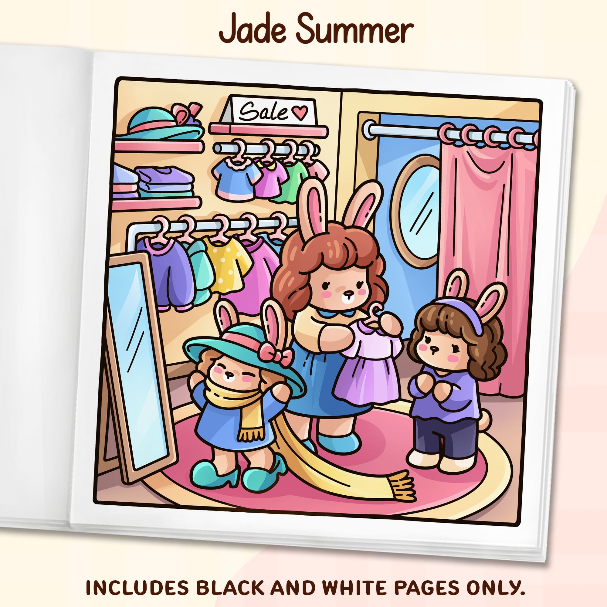 Cozy Moms Coloring Book - Image 4