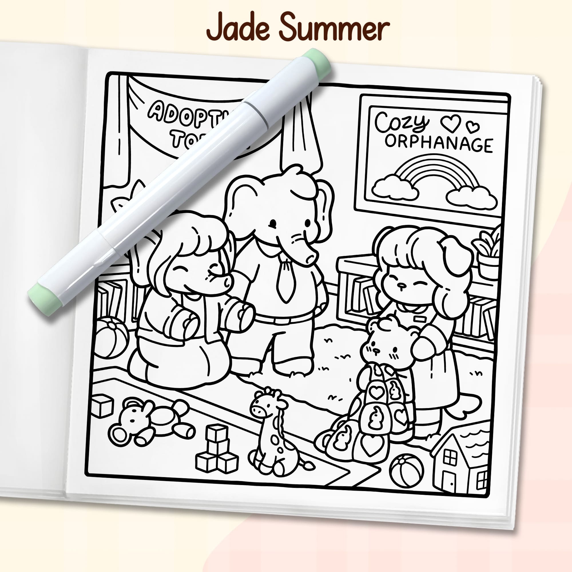 Cozy Moms Coloring Book - Image 6