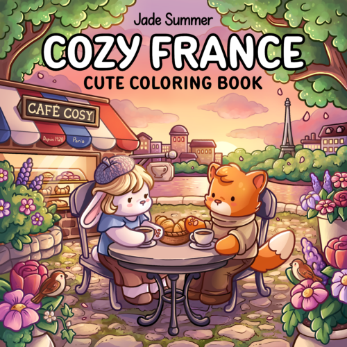 Cozy France Coloring Book