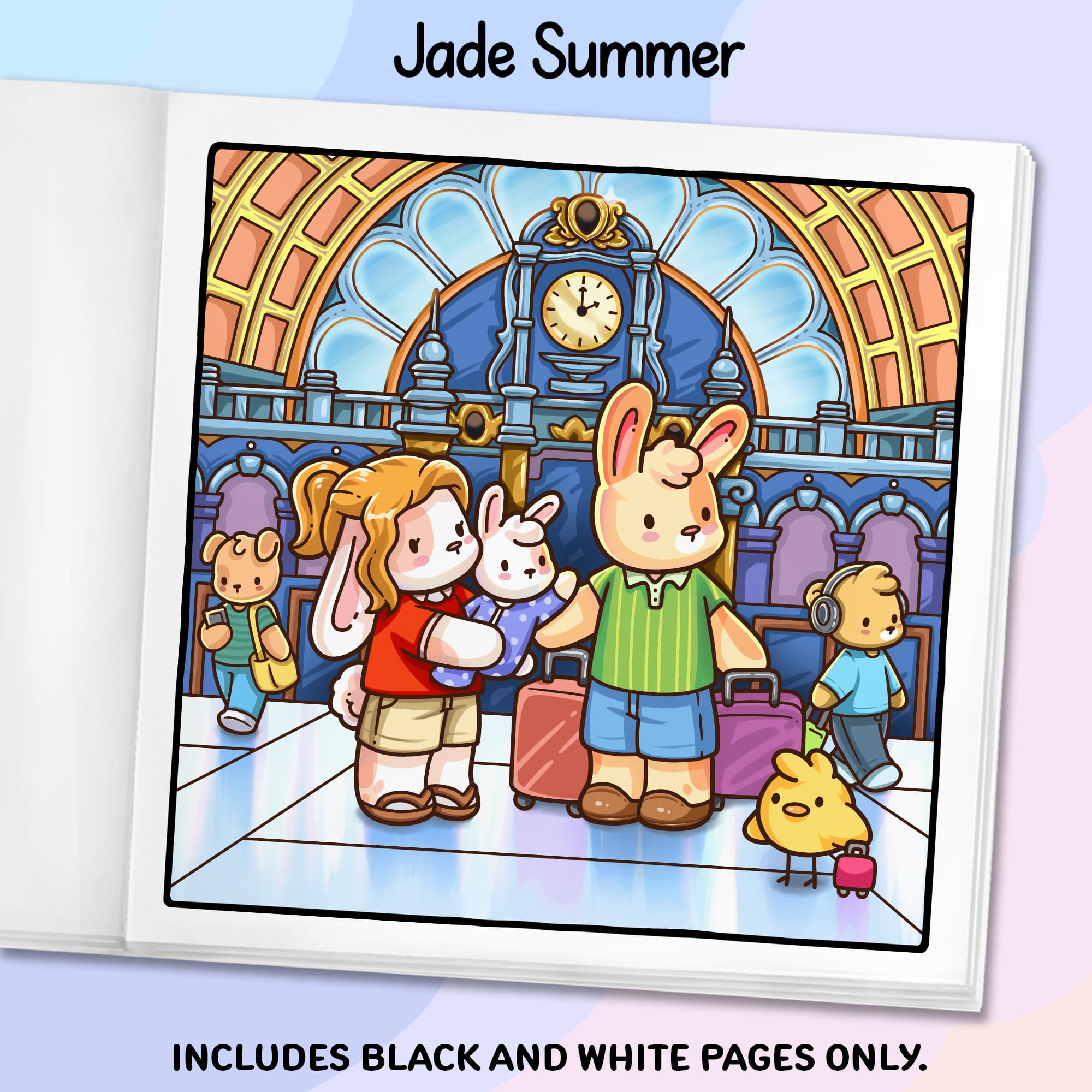 Cozy Belgium and Holland Coloring Book - Image 4