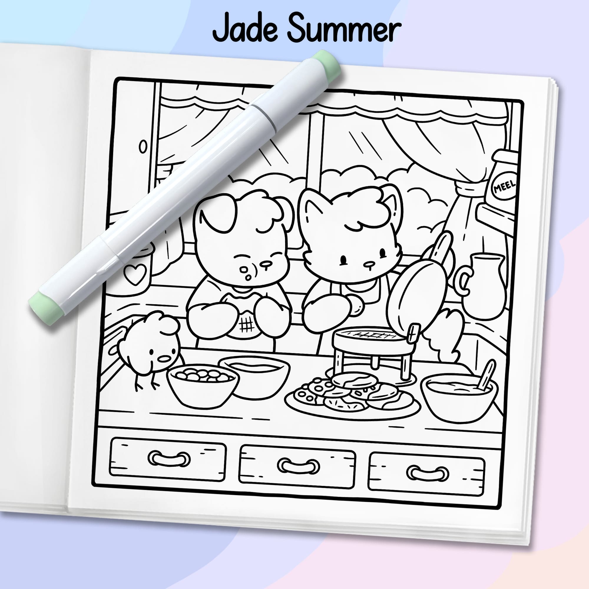 Cozy Belgium and Holland Coloring Book - Image 6