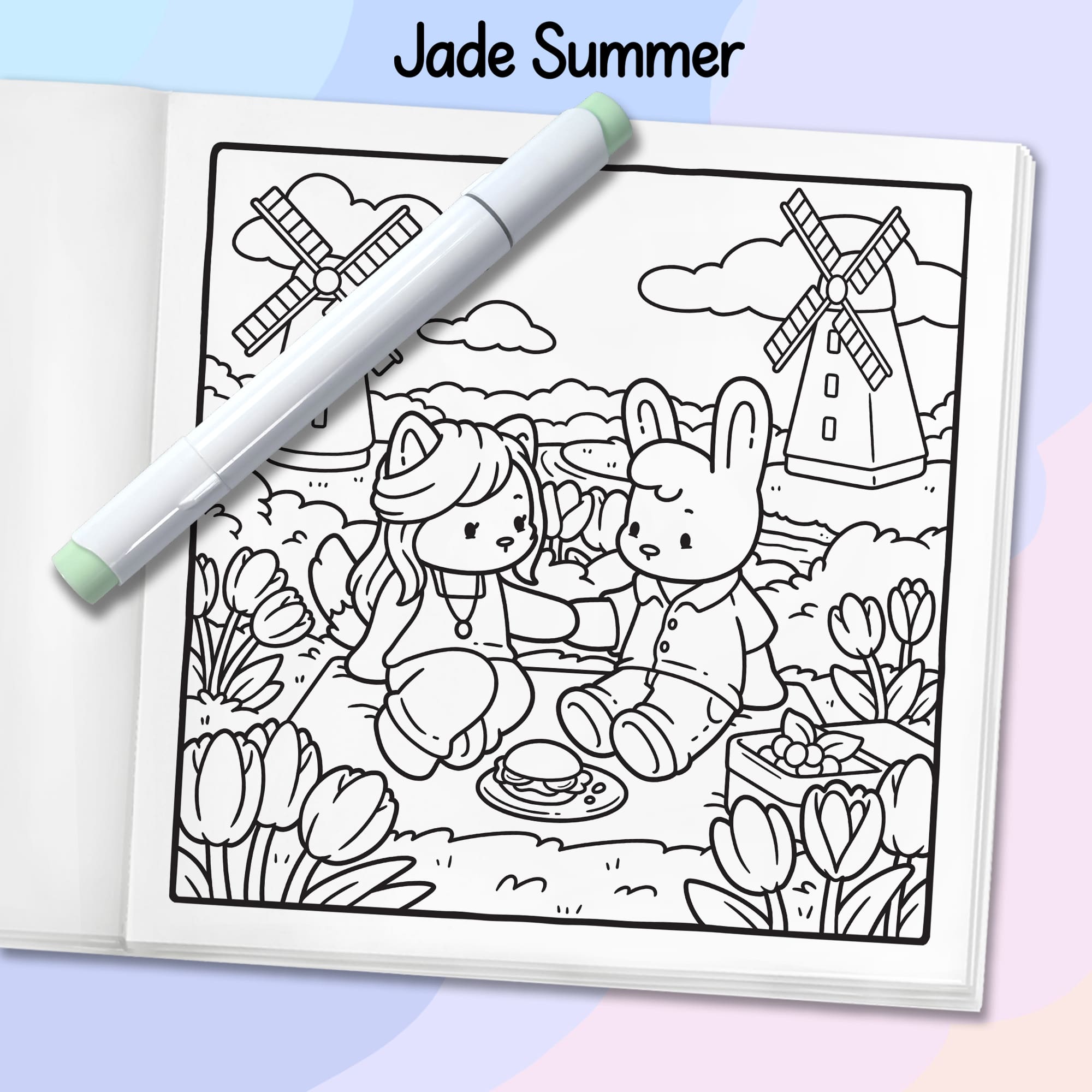 Cozy Belgium and Holland Coloring Book - Image 9