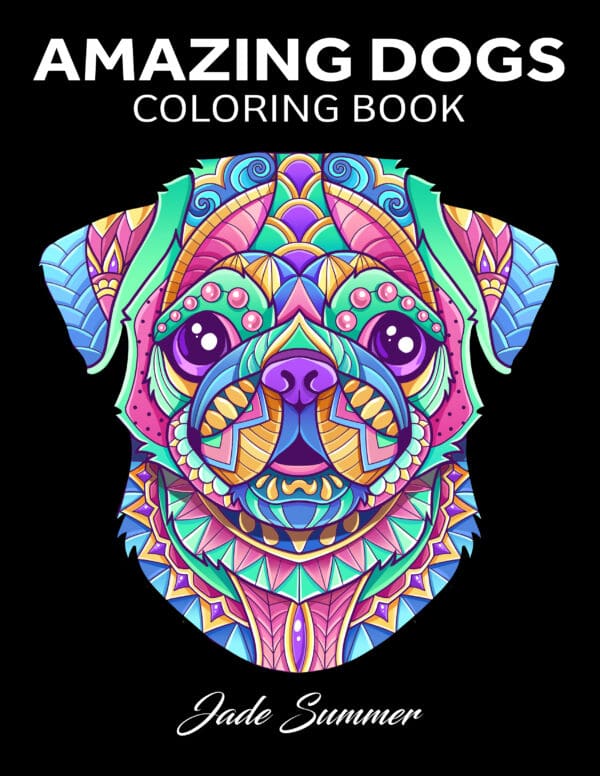 Amazing Dogs Coloring Book