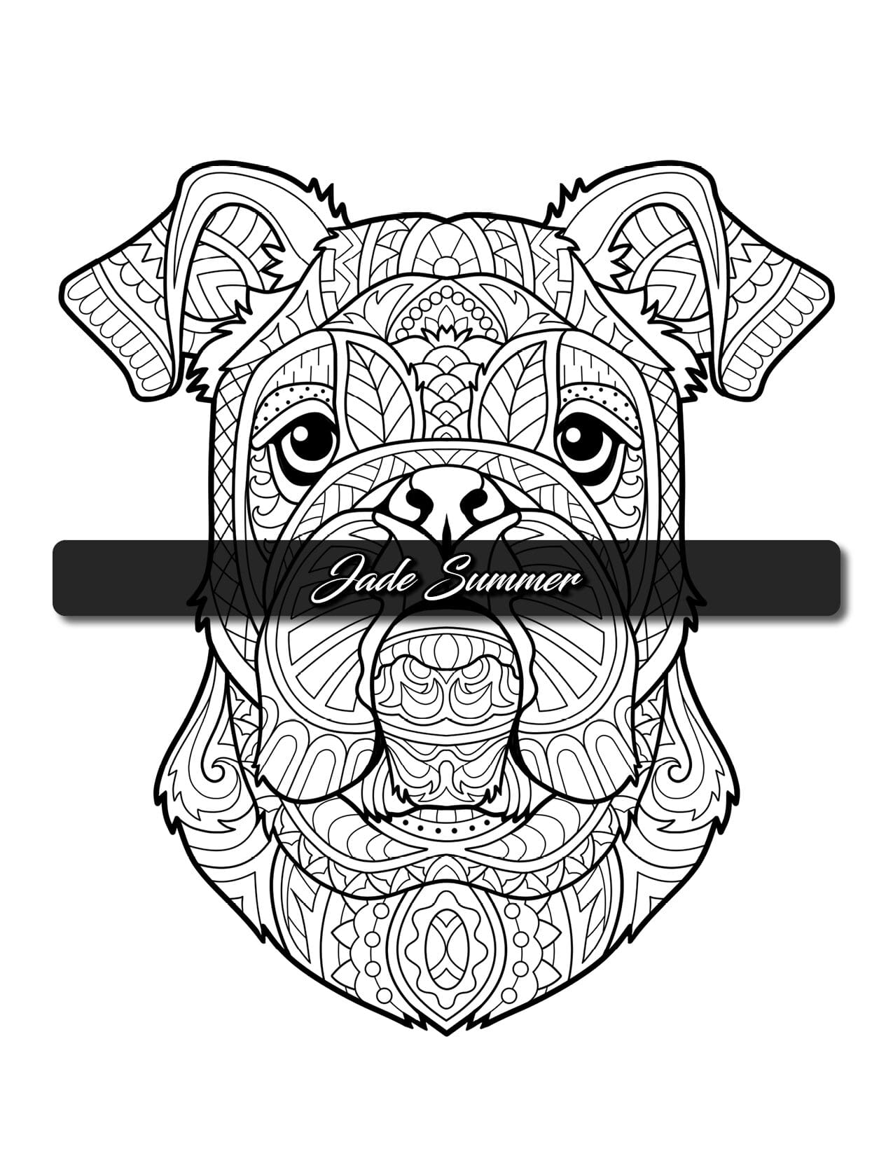 Amazing Dogs Coloring Book | Jade Summer
