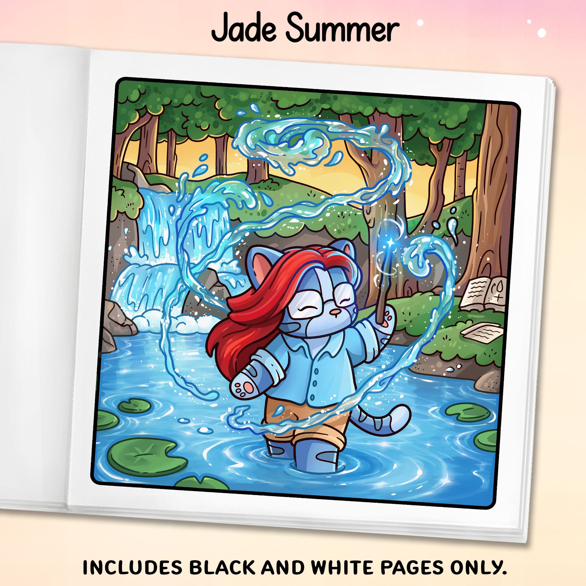 Magic Academy Coloring Book - Image 3