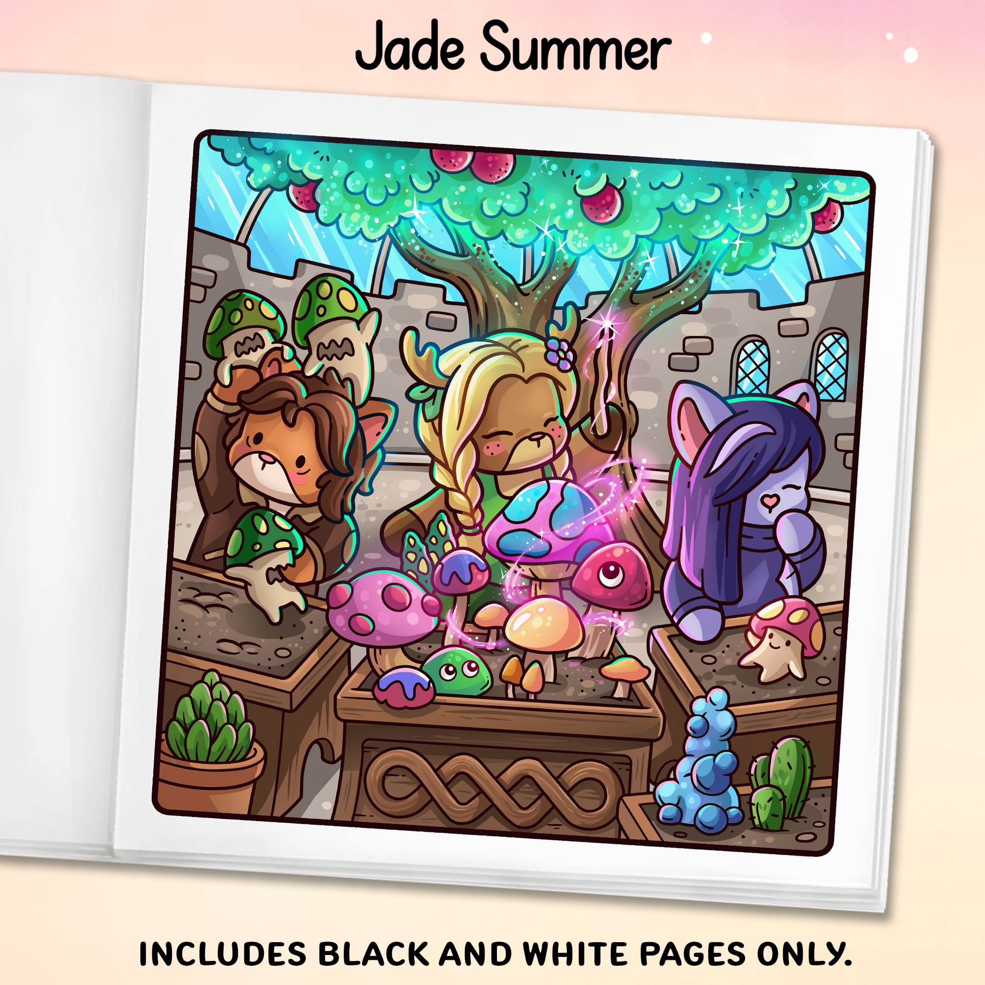 Magic Academy Coloring Book - Image 4