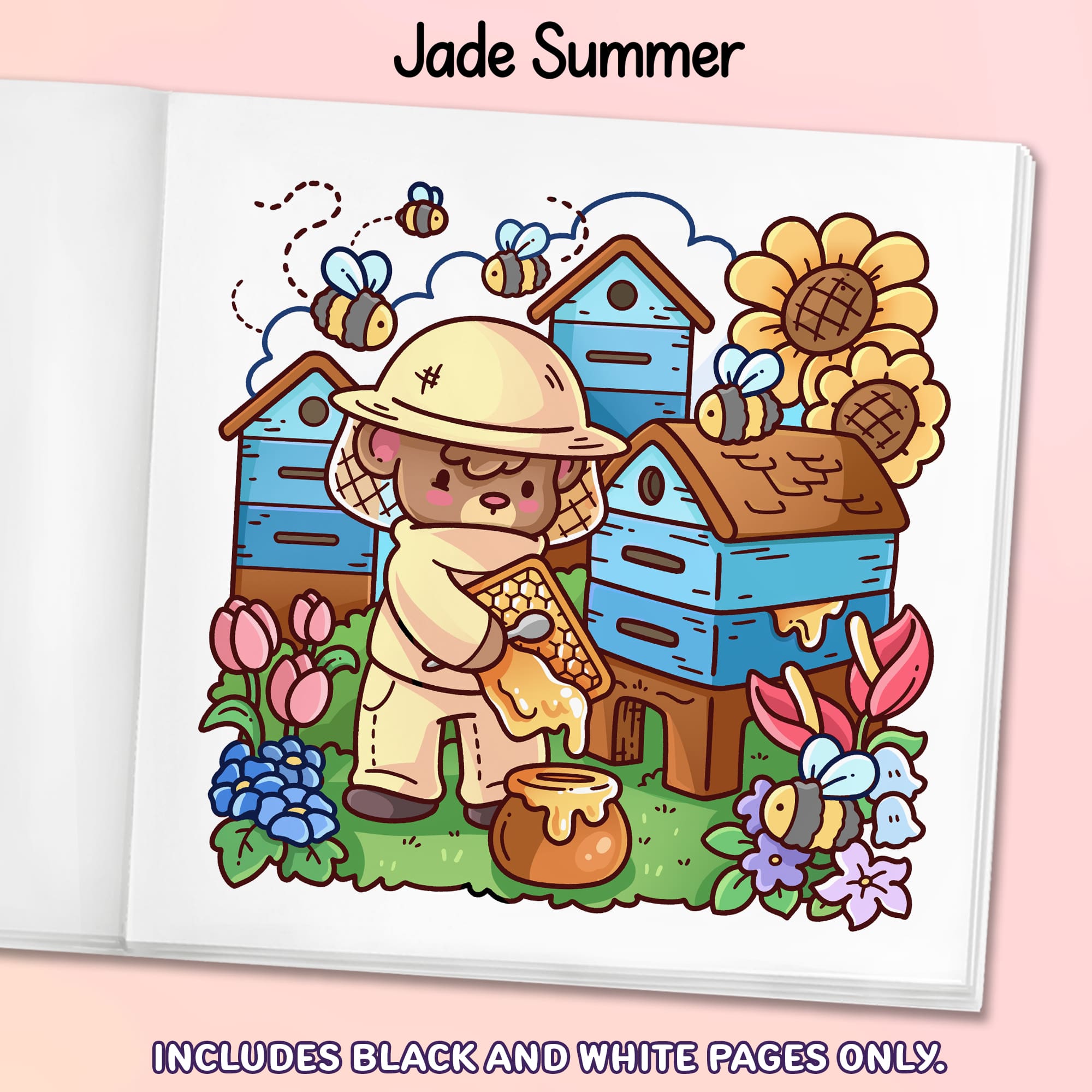 Cozy Jobs Coloring Book - Image 4