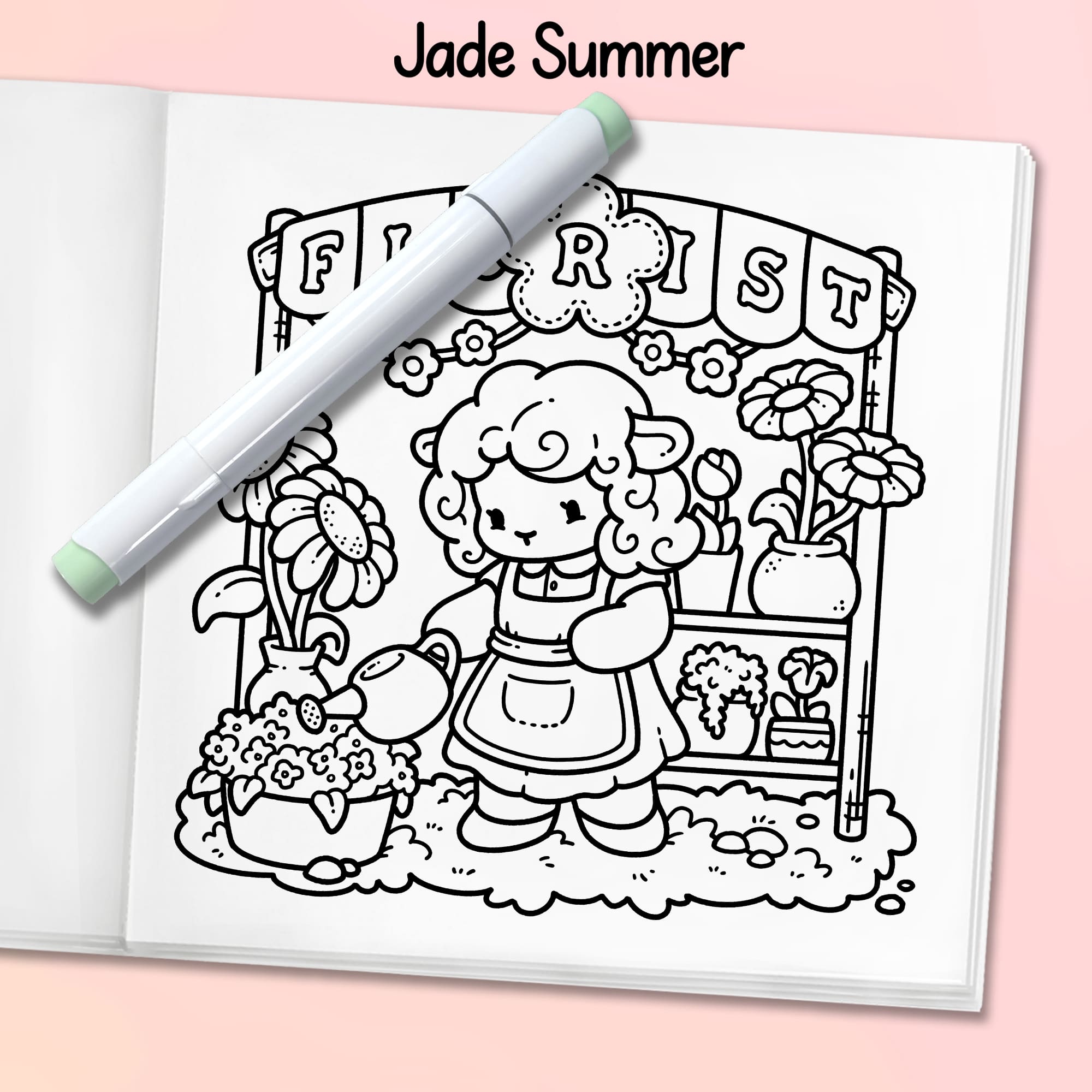 Cozy Jobs Coloring Book - Image 5