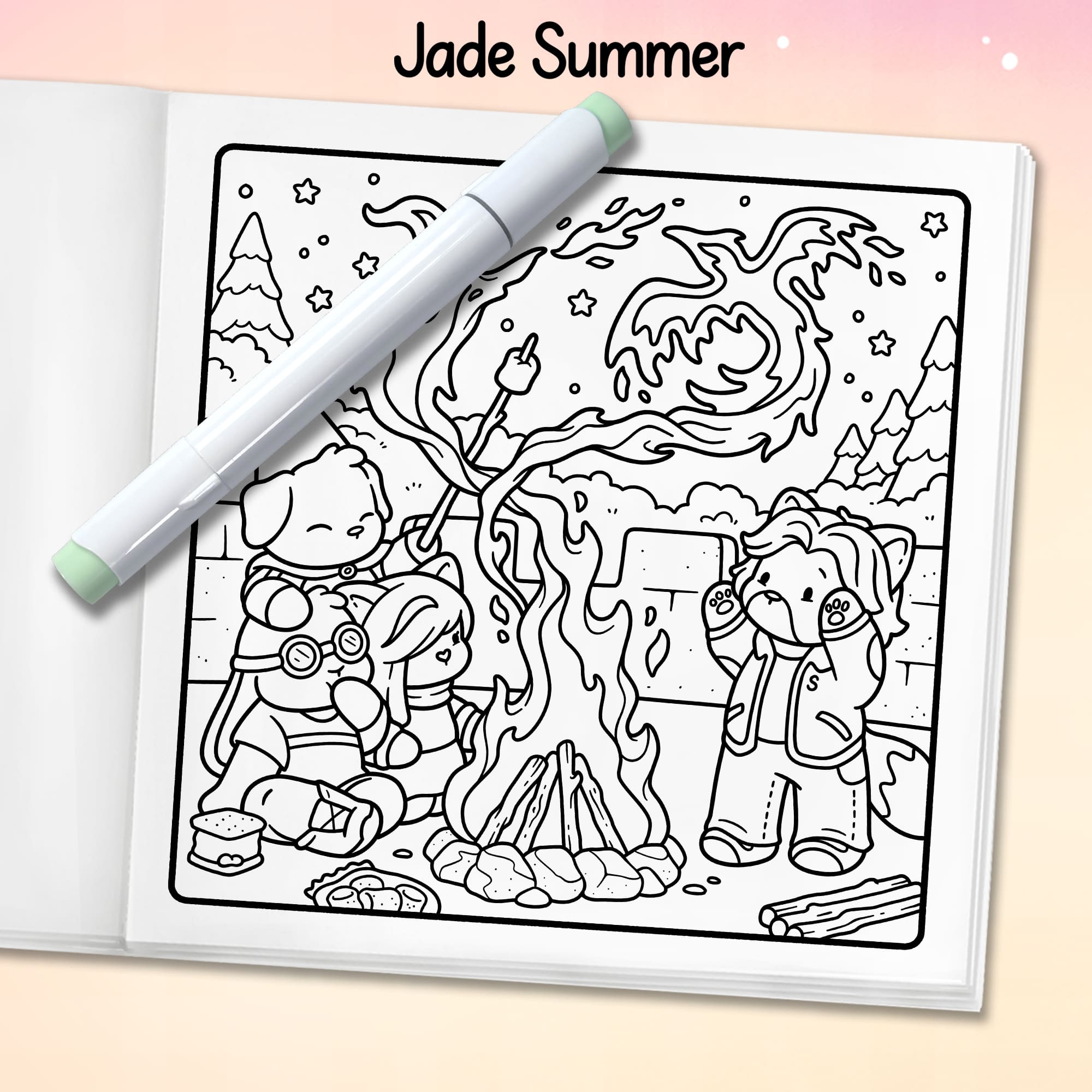Magic Academy Coloring Book - Image 6