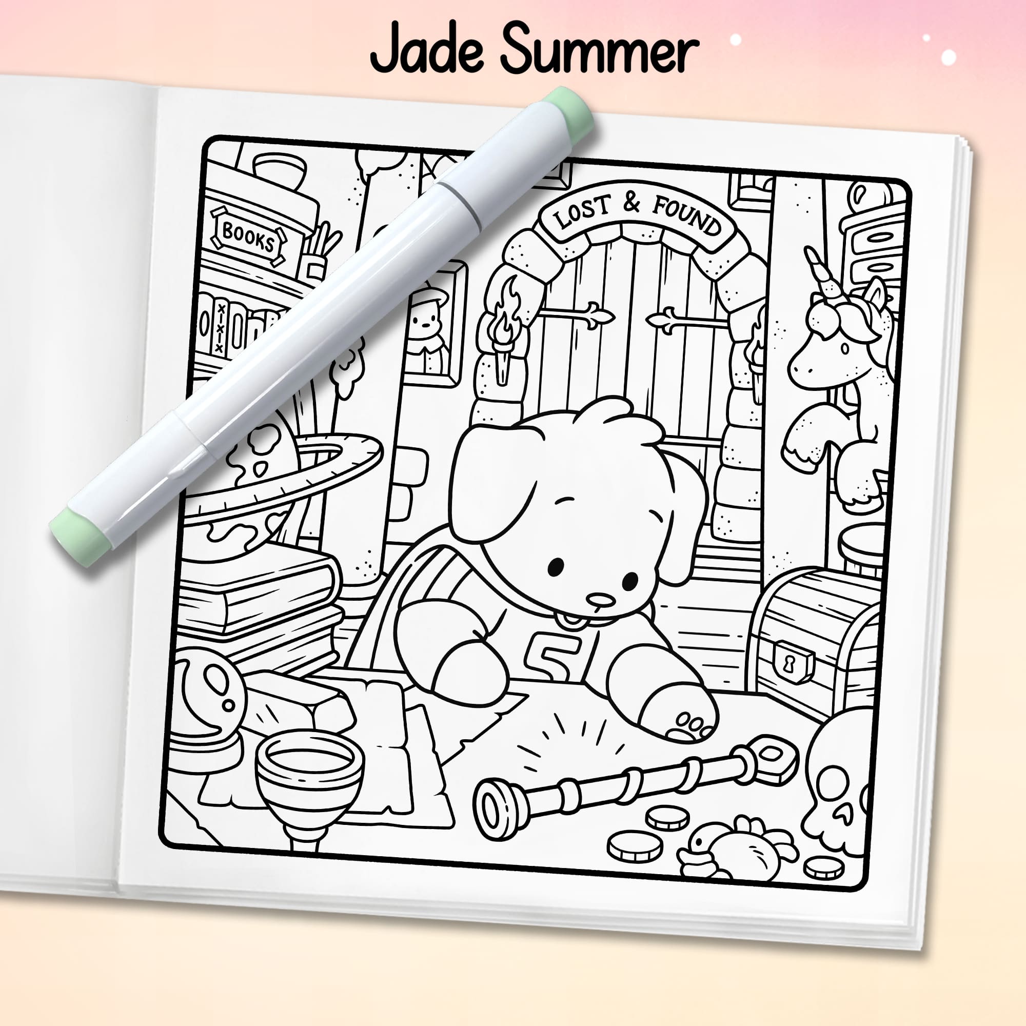 Magic Academy Coloring Book - Image 7