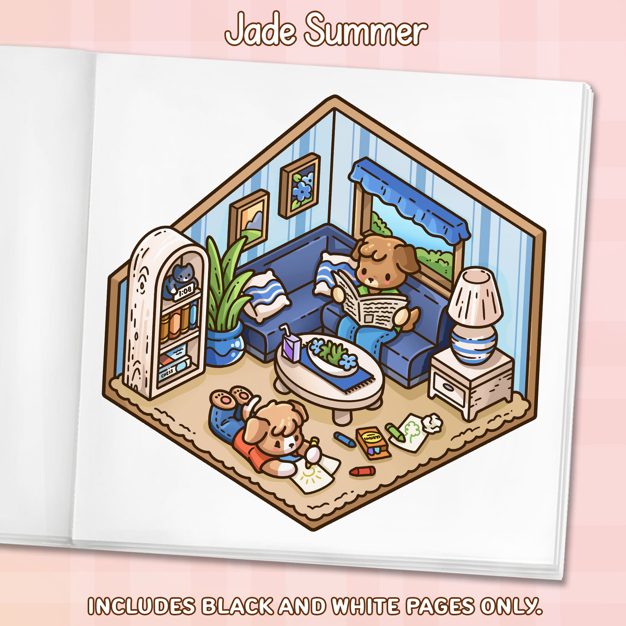 Comfy Places Coloring Book - Image 2