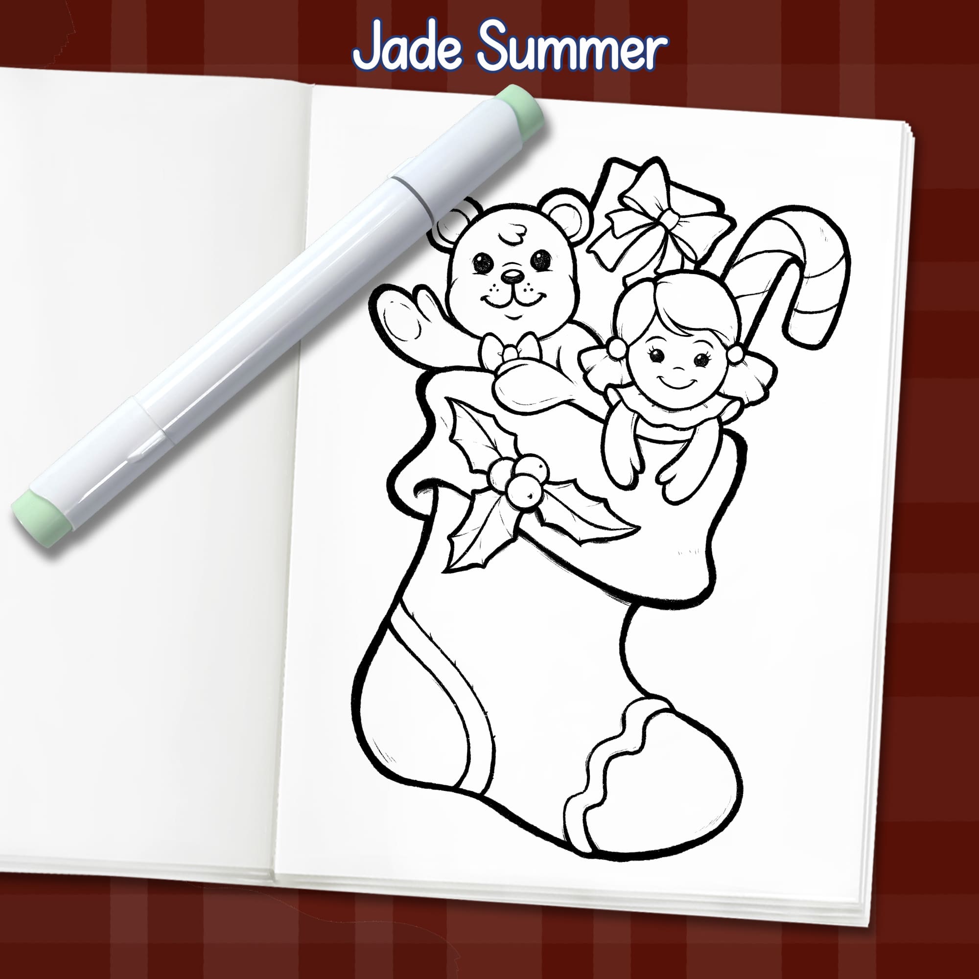 Easy Christmas Coloring Book (2nd Edition) - Image 7