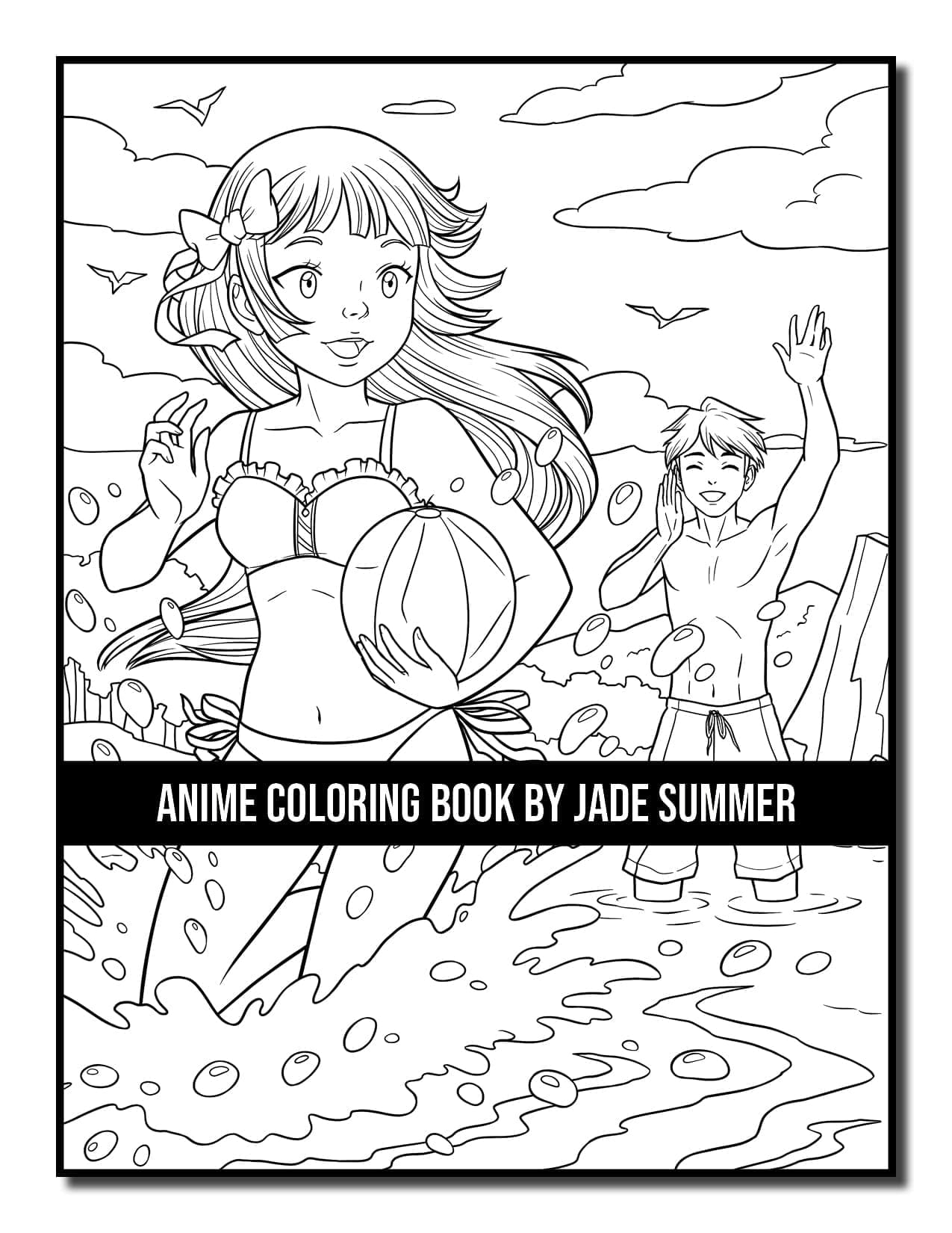 Anime Coloring Book