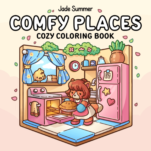 Comfy Places Coloring Book
