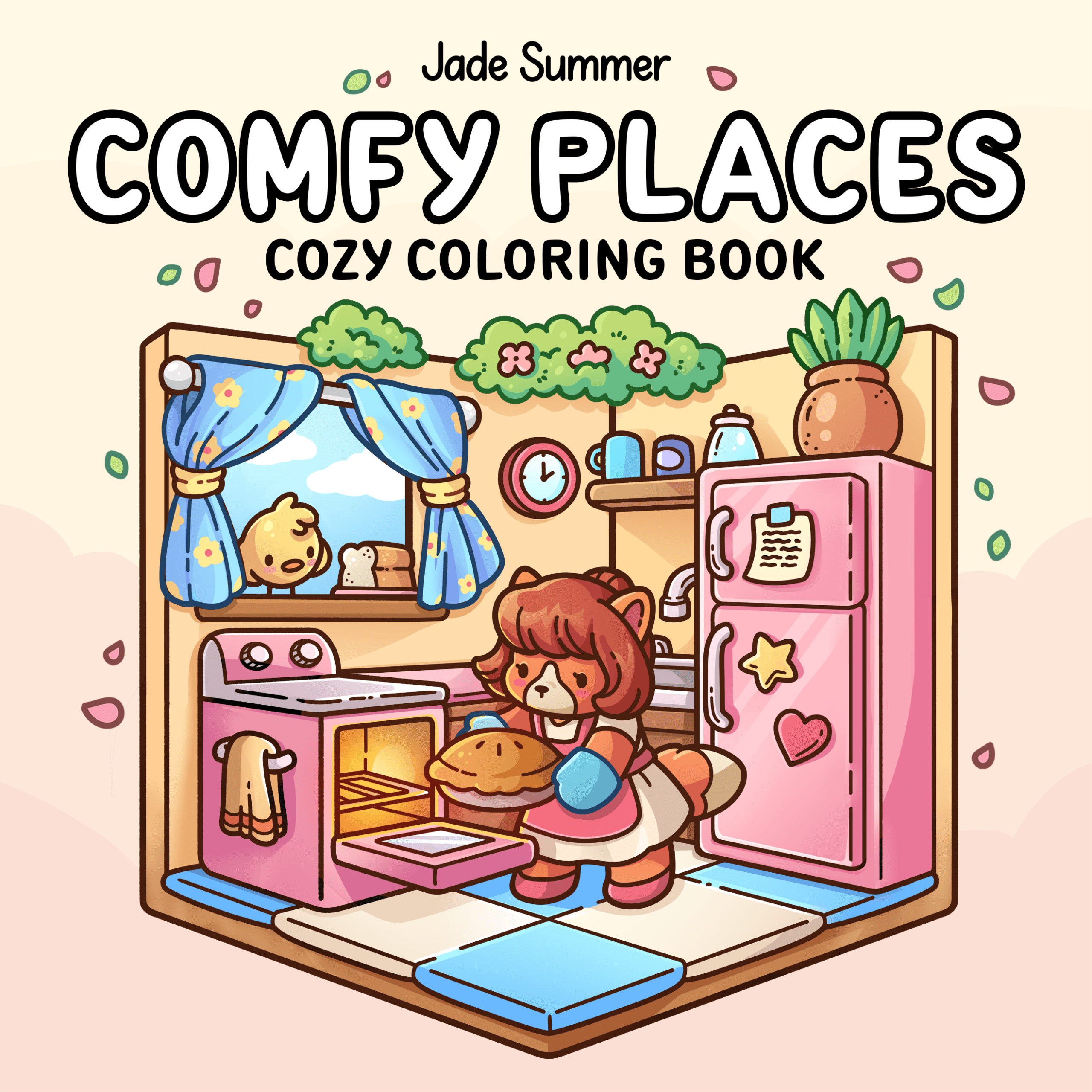 Comfy Places Coloring Book