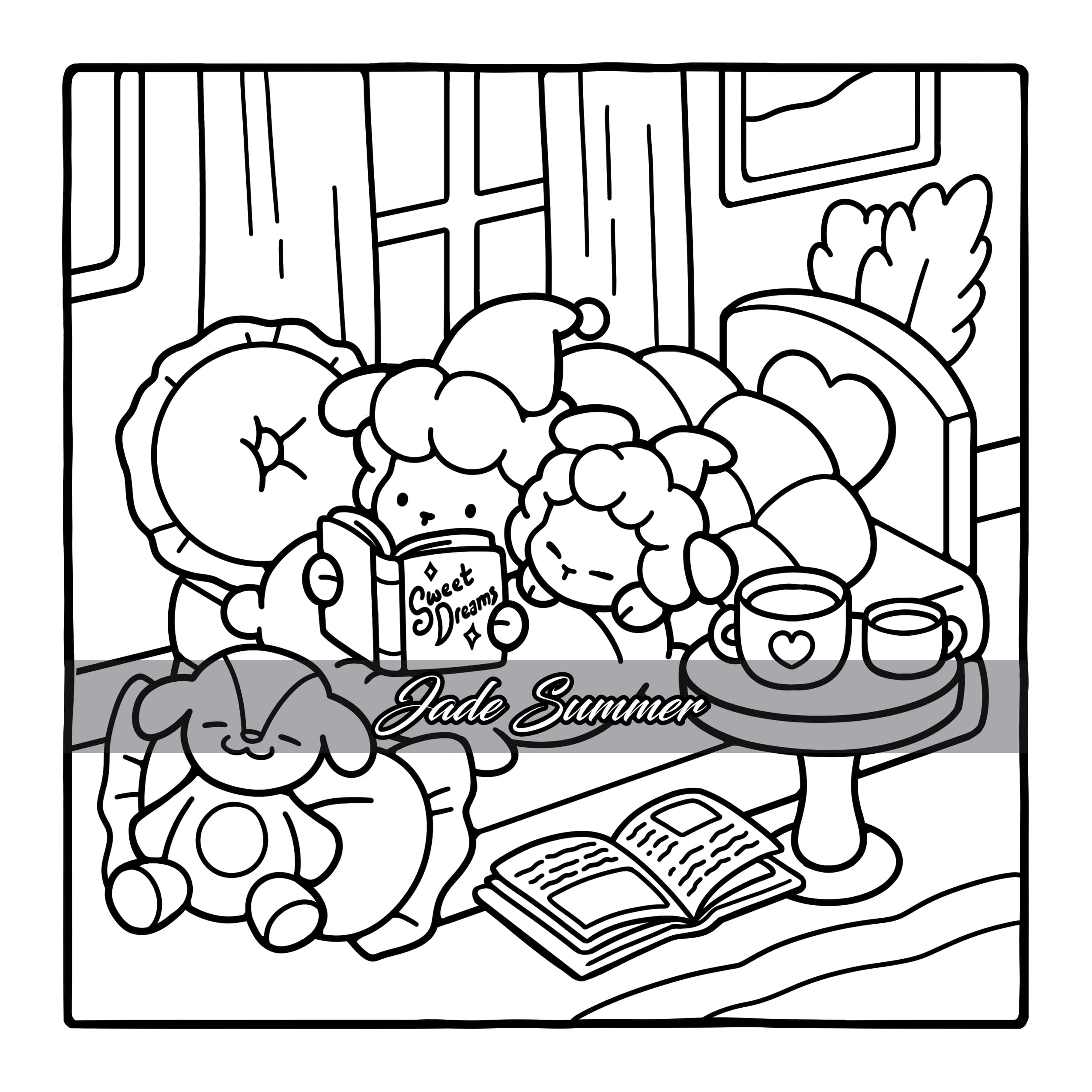 Coloring Pages Cozy Coloring 2025 