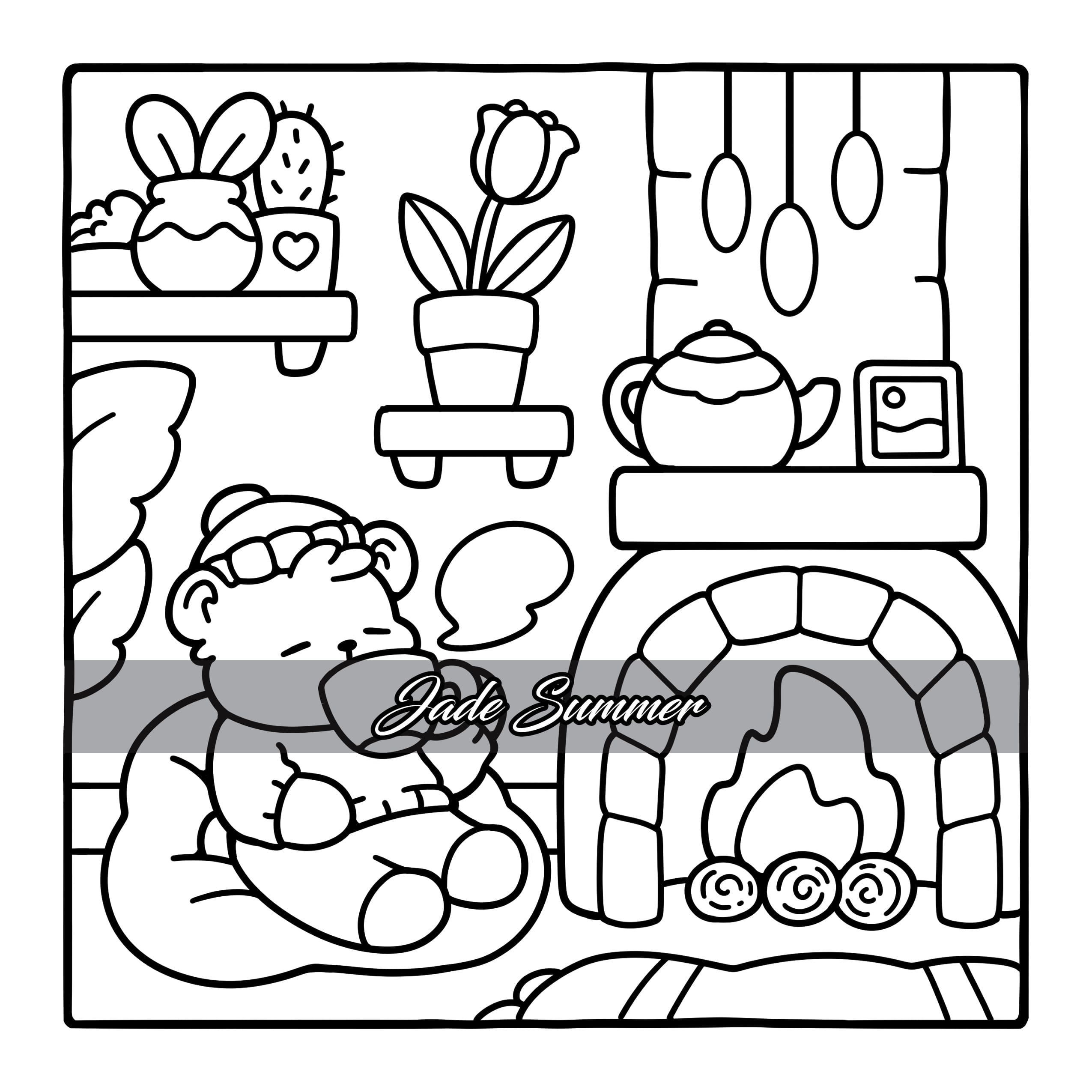 Coloring Book Pages Cozy