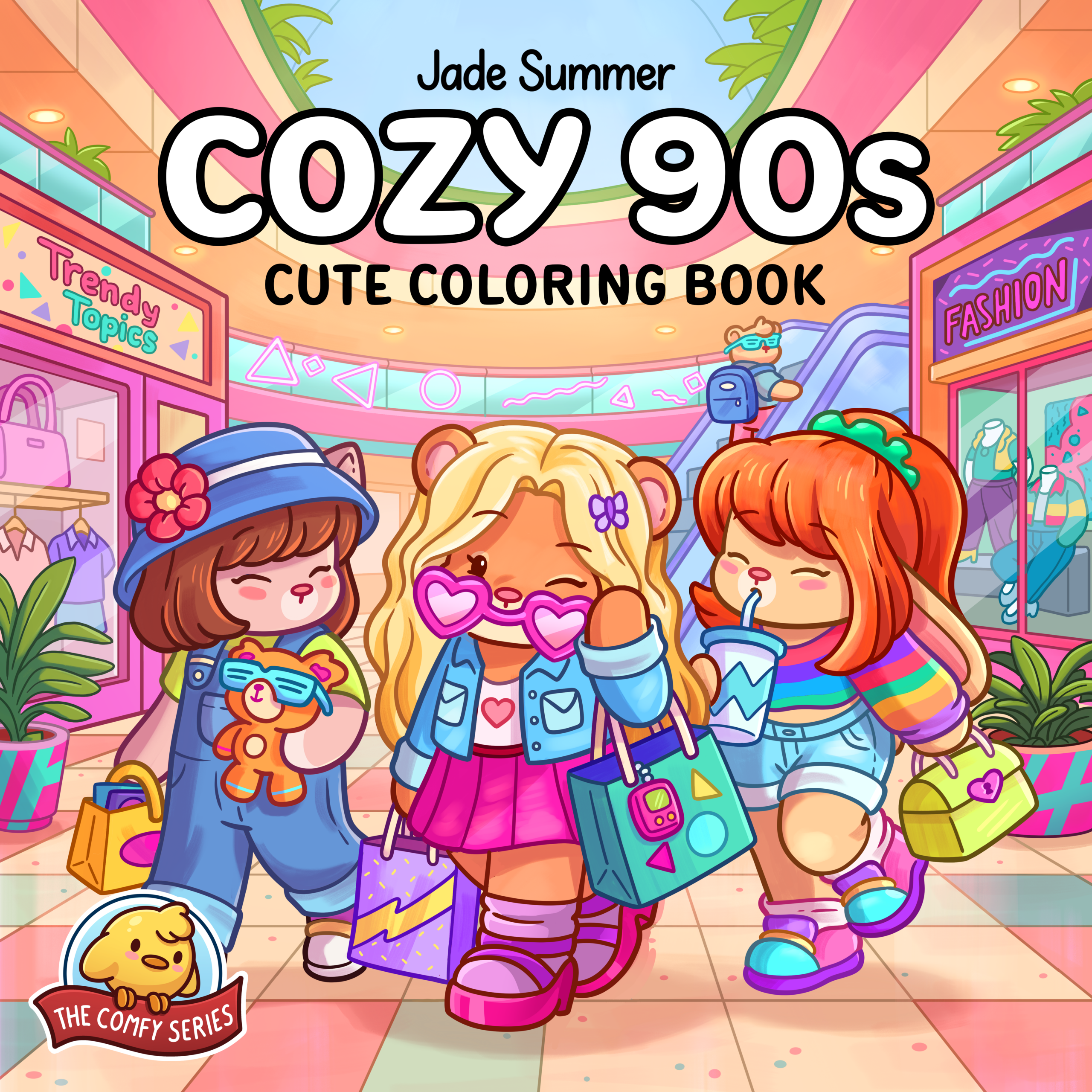 Cozy 90's Coloring Book