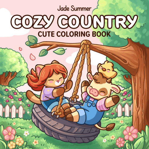 Cozy Country Coloring Book