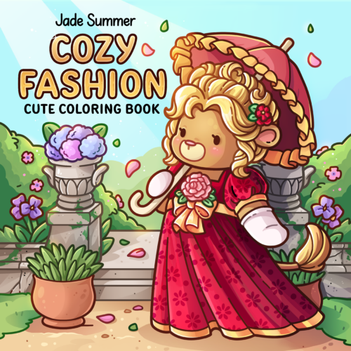 Cozy Fashion Coloring Book