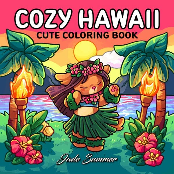 Cozy Hawaii Coloring Book