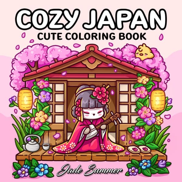 Cozy Japan Coloring Book