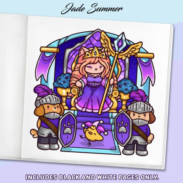 Cozy Kingdom Coloring Book - Image 4