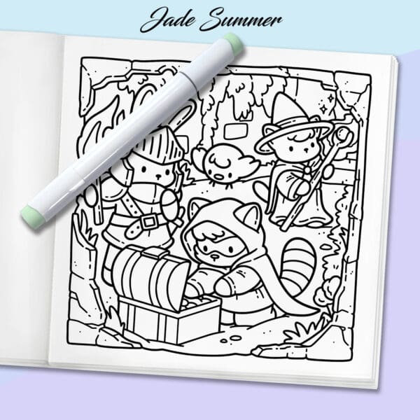 Cozy Kingdom Coloring Book - Image 6
