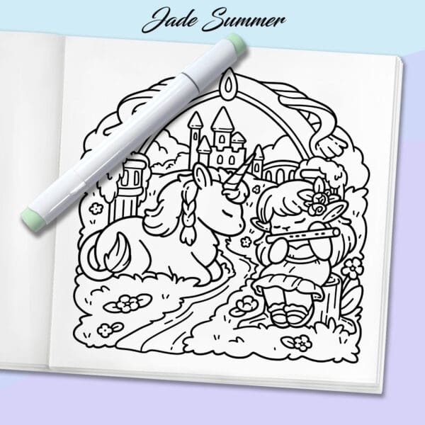 Cozy Kingdom Coloring Book - Image 5